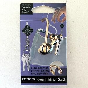 Gold High Heel Key Holder